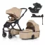Petite&Mars Babakocsi szett 4v1 ICON LITE AIR + CYBEX Aton B2 i-Size - Mocha Beige