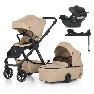   Petite&Mars Babakocsi szett 4v1 ICON LITE RWS + CYBEX Aton B2 i-Size - Mocha Beige