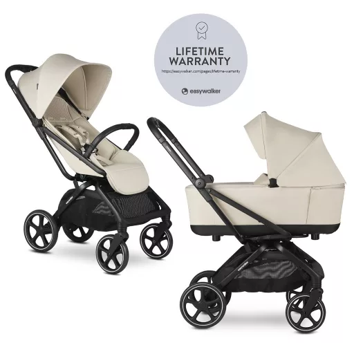 EASYWALKER Kombinált babakocsi Rockey L Bright Taupe
