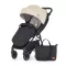 Petite&Mars Sport babakocsi Royal3 Black - Sahara Beige