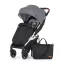 Petite&Mars Sport babakocsi Royal3 Silver - Ultimate Grey