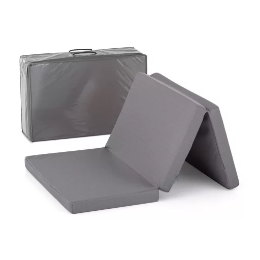 PETITE&MARS Utazóágy Koot Lite matraccal Foldie, Dark Grey