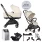 EASYWALKER Babakocsi szett 4 az 1-ben Rockey S Bright Taupe + CYBEX Aton B2 i-Size + bázis