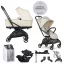 EASYWALKER Babakocsi szett 4 az 1-ben Rockey S Bright Taupe + CYBEX Aton B2 i-Size + bázis