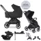EASYWALKER Babakocsi szett 4 az 1-ben Rockey L Pure Black + CYBEX Aton B2 i-Size + bázis