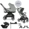 EASYWALKER Babakocsi szett 4 az 1-ben Rockey L Fresh Green + CYBEX Aton B2 i-Size + bázis