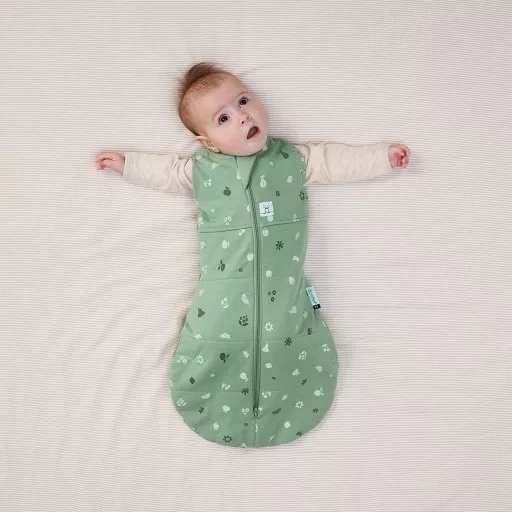 ERGOPOUCH Pólya és hálózsák 2 az 1-ben 0-3 hónap 3-6 kg 2,5 tog - Cocoon Sweet Orchard