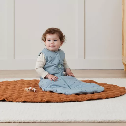ERGOPOUCH Hálózsák organikus pamut 3-12 hó 6-10 kg 2,5 tog - Jersey Szitakötők