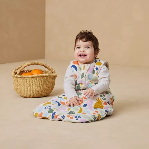 ERGOPOUCH Organikus pamut alvózsák 8-24 hónap 8-14 kg 2,5 tog - Jersey Fruit Salad