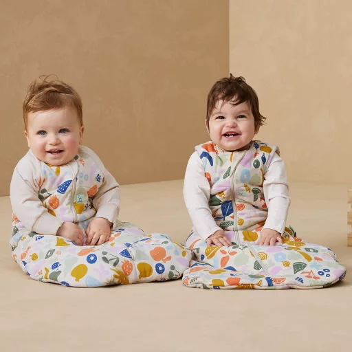ERGOPOUCH Organikus pamut alvózsák 8-24 hónap 8-14 kg 2,5 tog - Jersey Fruit Salad