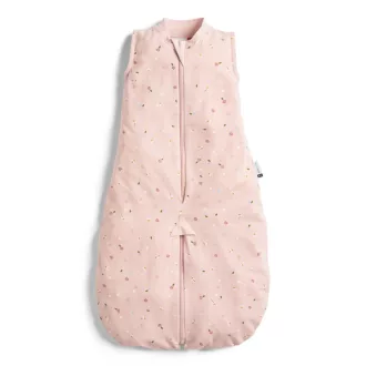   ERGOPOUCH Hálózsák és kezeslábas 2 az 1-ben organikus pamut Suit Daisies 3-12 hó, 6-10 kg, 0,2