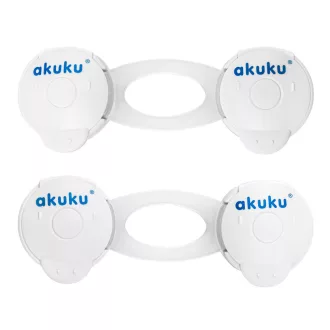 Akuku Biztonsági zár (2 db) – Fehér