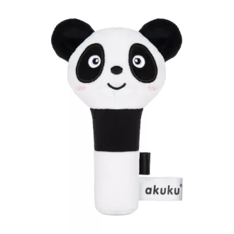 Akuku Puha plüss csörgő – Panda