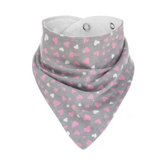 Akuku Baba bandana előke (1 db), patentos – Szíves