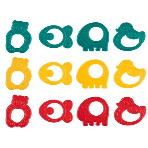 Canpol babies Elasztikus rágóka extra könnyű - ANIMALS