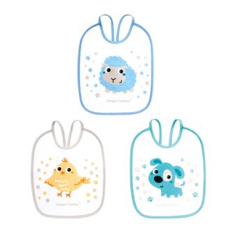 Canpol babies Vízálló pamut előke készlet, 3 db - BUNNY&COMPANY   Canpol babies Vízálló pamut előke készlet, 3 db - BUNNY&COMPANY