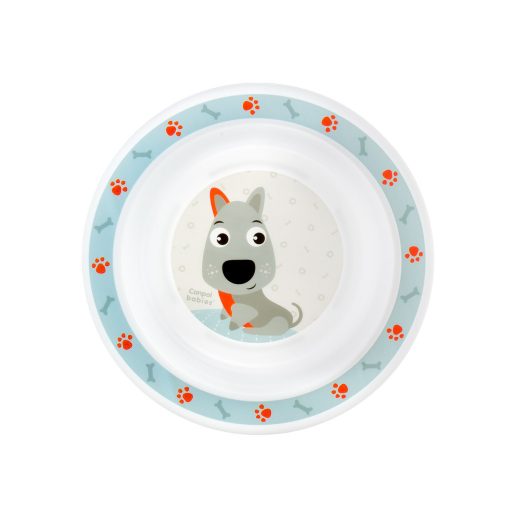 Canpol babies Műanyag étkészlet, CUTE ANIMALS, kék