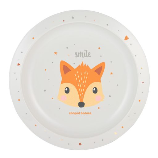 Canpol babies Műanyag tányér, CUTE ANIMALS, róka