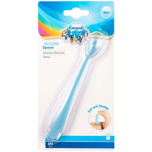 Canpol babies Szilikon kanál - kék