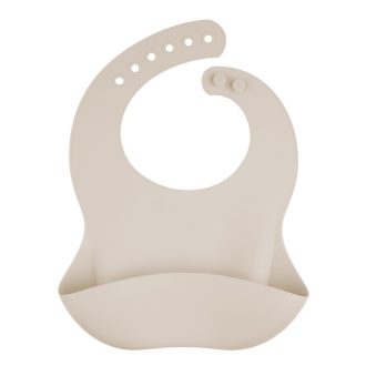 Canpol babies Szilikon előke zsebbel - krémszín Canpol babies Szilikon előke zsebbel - krémszín