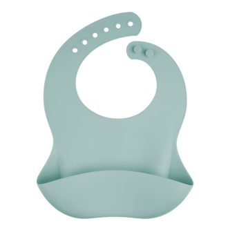 Canpol babies Szilikon előke zsebbel - zöld Canpol babies Szilikon előke zsebbel - zöld