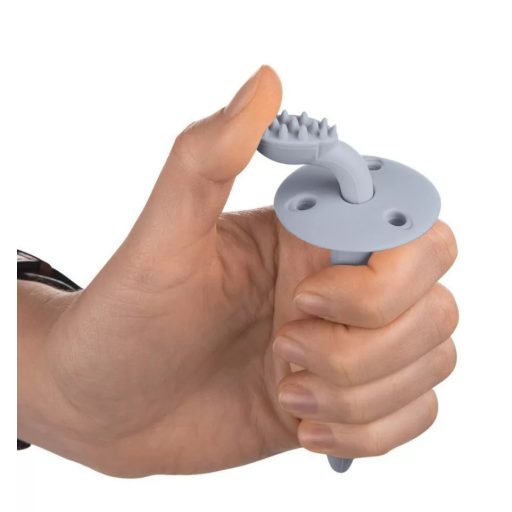 Canpol babies Szilikon fogkefe, fogzás és ínyvédés esetére, kék