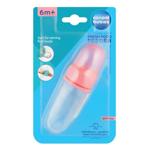 Canpol babies Szilikon, puha etető ételekhez - rózsaszín