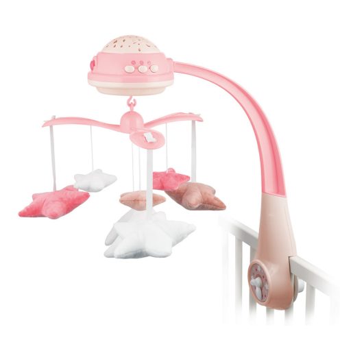 Canpol babies Zenélő körforgó projektorral - rózsaszín