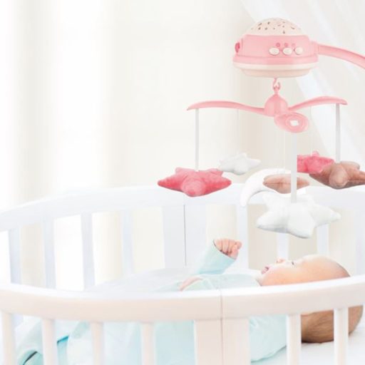 Canpol babies Zenélő körforgó projektorral - rózsaszín