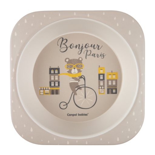 Canpol babies Ebédszett, 5db, BONJOUR PARIS - bézs