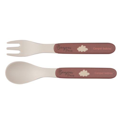 Canpol babies Ebédszett, 5db, BONJOUR PARIS - piros