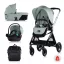 Chipolino Elite 3in1 multifunkciós babakocsi - Basil