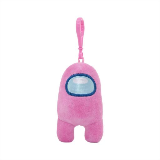 Among Us plüss figura 10 cm - rózsaszín