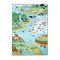 Melissa & Doug játszószőnyeg 200*150cm állatok élőhelyei