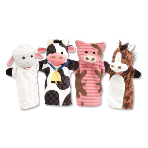 Melissa & Doug bábjátékok, háziállatok