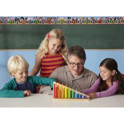 Melissa & Doug fa készségfejlesztő játék, íves abakusz