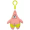 SpongyaBob plüss táskaklipp, 13 cm - Patick