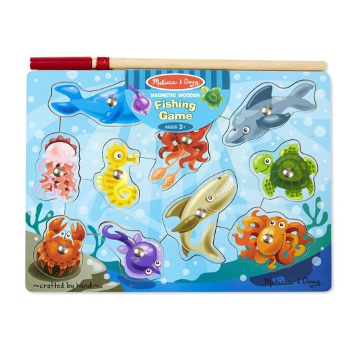 Melissa & Doug Fa készségfejlesztő játék, Mágneses horgászat