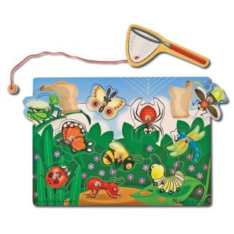   Melissa & Doug Fa készségfejlesztő játék, mágneses lepkeháló