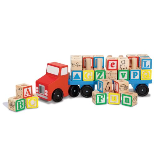 Melissa & Doug betűszállító teherautó