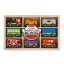 Melissa & Doug Fa vonatok és sínek, Vonatszerelvények 8 db