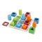 Melissa & Doug fa készségfejlesztő játék, 3d formaegyeztető