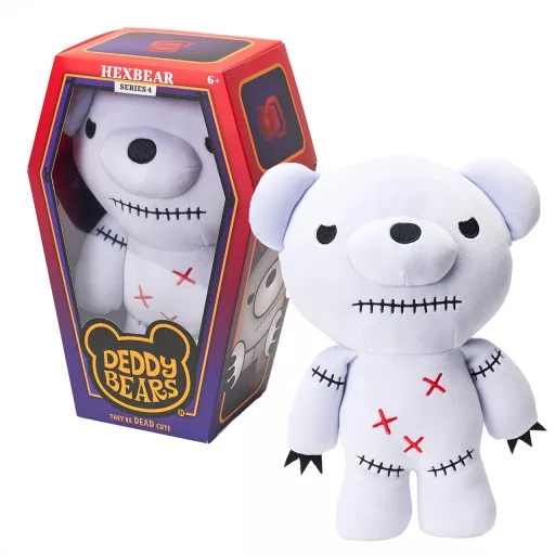 Deddy Bear Hank plüss koporsóban, 4. sorozat, 30 cm-es - Hexbear