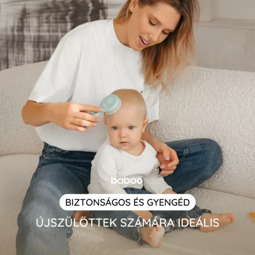 Baboo baba fésű és kefe szett - kék
