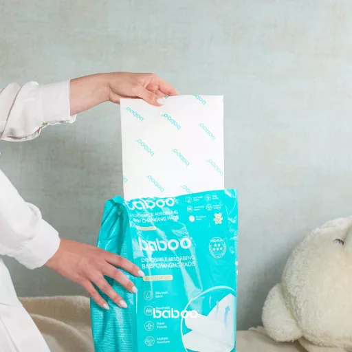 Baboo Eldobható Nedvszívó Pelenkázó Alátét AirComfort 60x60, 20 db