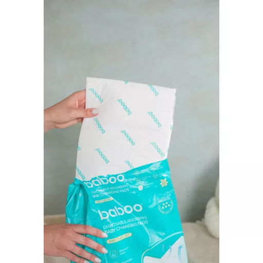 Baboo Eldobható Nedvszívó Pelenkázó Alátét AirComfort 60x60, 20 db
