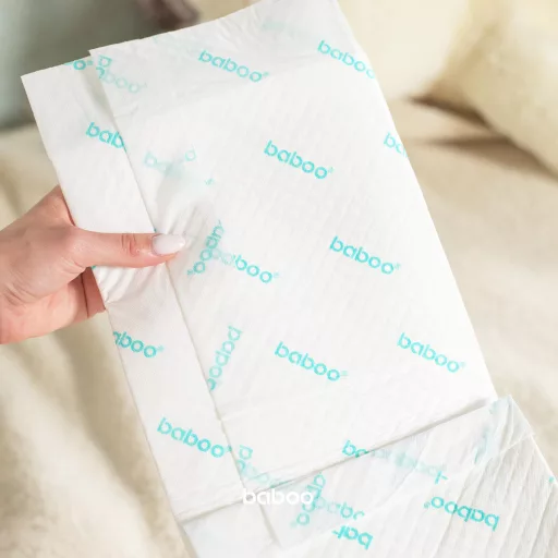 Baboo Eldobható Nedvszívó Pelenkázó Alátét AirComfort 60x90, 20db