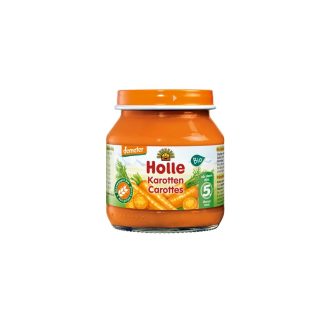 Holle Bio Sárgarépa üveges bébiétel, demeter 125g