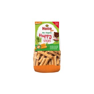  Holle Bio Happy Sticks sárgarépával és édesköménnyel  demeter 100g*