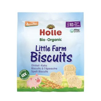 Holle Bio Kis farm tönkölybúza babakeksz, demeter 100g*